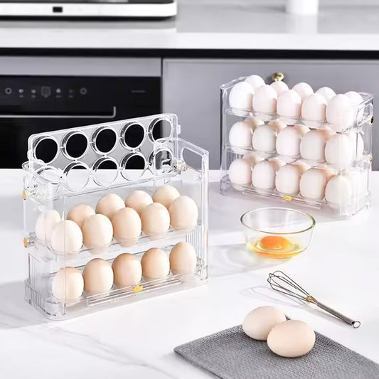 30 Grid Acrylic Egg Storage Organizer