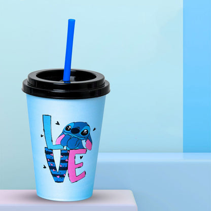 Reusable Drinking Cup With Straw