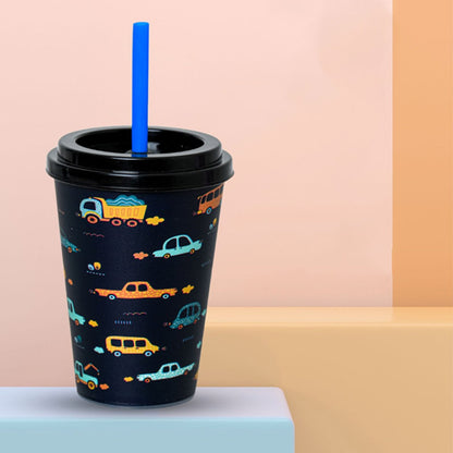 Reusable Drinking Cup With Straw