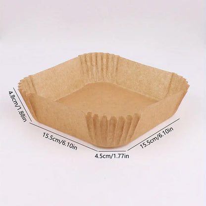 Air Fryer Baking Paper Square 50Pcs