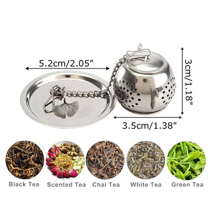 Mini Teapot Tea Infuser Strainer Filter Stainless Steel