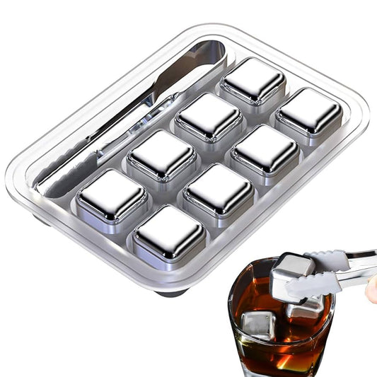 Reusable Ice Cubes Set Stainless Steel