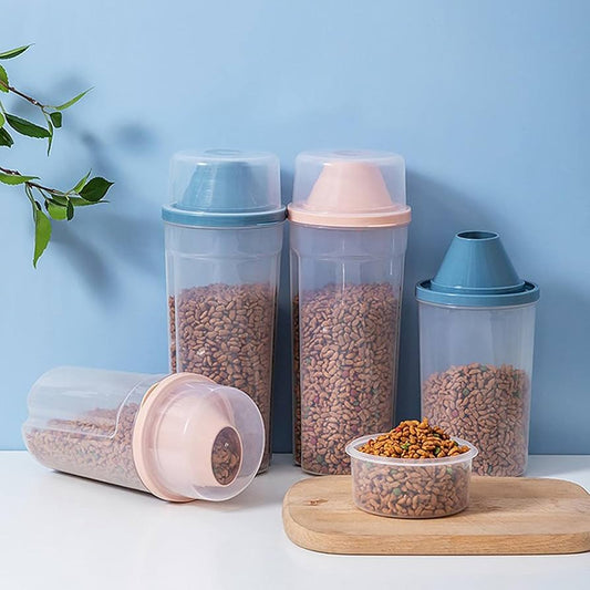 Grain Cereal Storage Jar With Cup