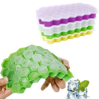 Honeycomb Ice Tray With Lid