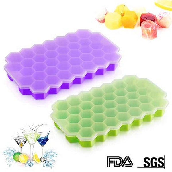 Honeycomb Ice Tray With Lid