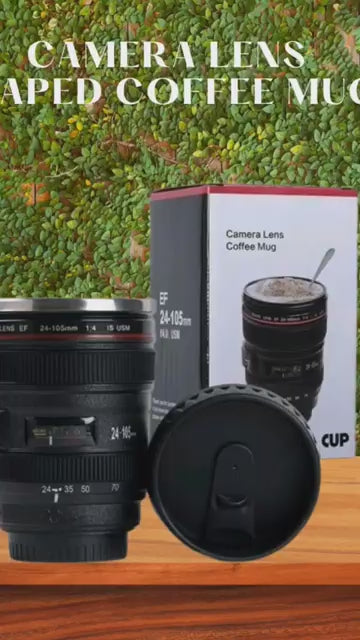 Creative Camera Lens Coffee Tea Mug 300 ML